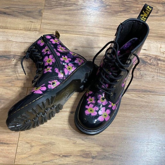 Dr. Martens Shoes - Women’s Wore Once Floral Doc Marten Boots